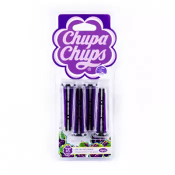Ароматизатор воздуха "Chupa Chups" (Виноград) на дефлектор, 4 шт. CHP1706
