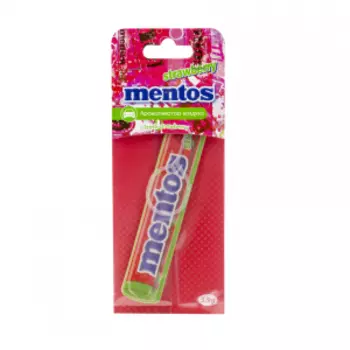 Ароматизатор воздуха "MENTOS" (STRAWBERRY) подвесной MNT403