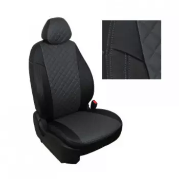 Чехлы на сиденья KIA Sportage 3 c 10г. G BK/D.GY R / ki-sg-s10-chets-r