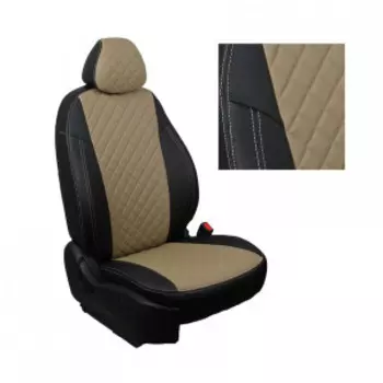 Чехлы на сиденья модельные экокожа Mazda CX-5 II Supreme с 17г. G BK/D.BE R / ma-skh5-mcx5ii17-chetb-r