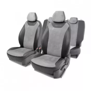 Чехлы на сиденья модельные алькантара HYUNDAI Solaris-1 (2010+) SOL-1Sd(10+)40-60 A BK/D.GY