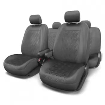 Чехлы на сиденья универсальные экокожа PERSONA PER-1305G BK (M)