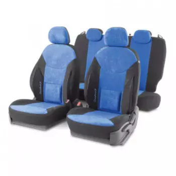Чехлы на сиденья универсальные COM-1505VF BK/BL