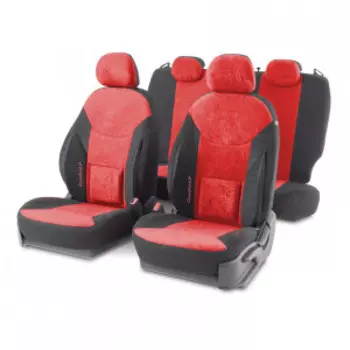 Чехлы на сиденья универсальные COM-1505VF BK/RD