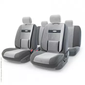 Чехлы на сиденья универсальные COMFORT COM-1105 D.GY/L.GY
