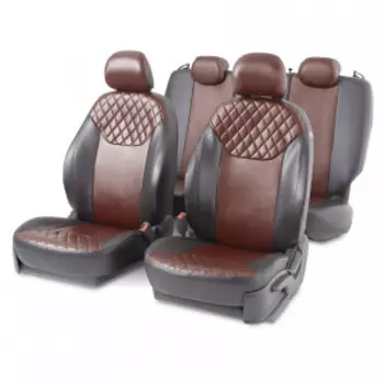 Чехлы на сиденья универсальные DIN-1505GF BK/BR