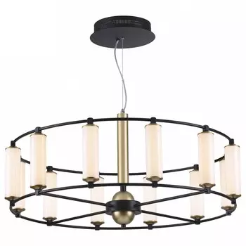 Подвесная люстра bebetta (odeon light) черный 120 см.