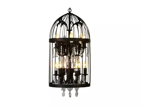 Подвесная люстра birdcage (mak-interior) черный 70 см.