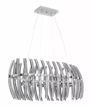 Подвесная люстра feta (mak-interior) серебристый 80x32x32 см.