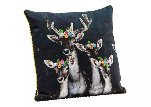 Подушка deer sisters (kare) мультиколор 45x45x5 см.