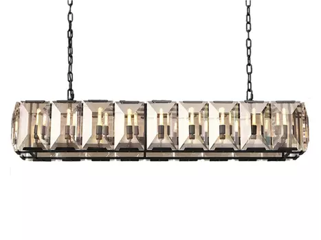 Подвесная люстра harlow (mak-interior) черный 130x30x38 см.