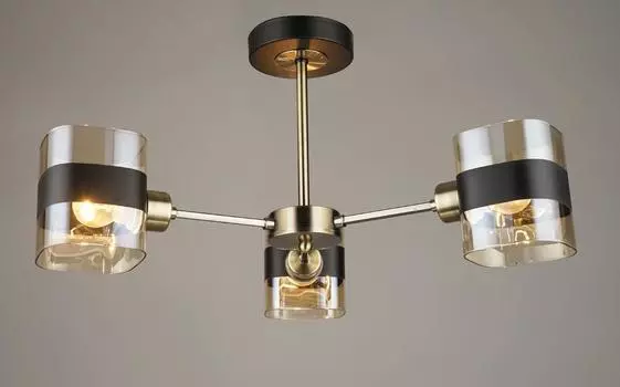 Подвесная люстра hiper aella h212-3 (hiper) черный 280 см.