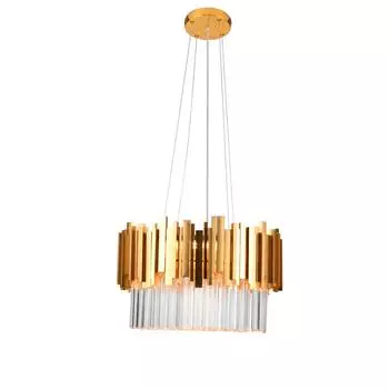 Подвесная люстра hiper odri h172-1 (hiper) золотой 300 см.