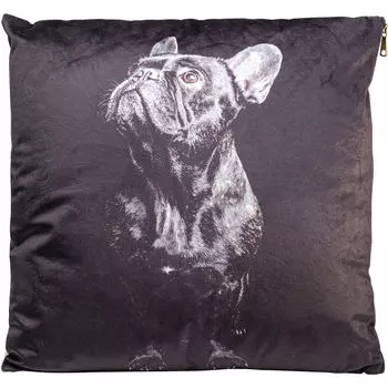 Подушка dog (kare) черный 45x45x15 см.