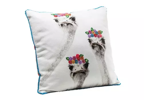 Подушка ostrich sisters (kare) мультиколор 45x45x5 см.