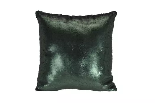Подушка с пайетками зеленая (garda decor) мультиколор 43x43 см.