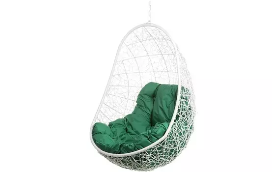 Подвеcное креcло easy white bs (bigarden) белый 80x130x66 см.