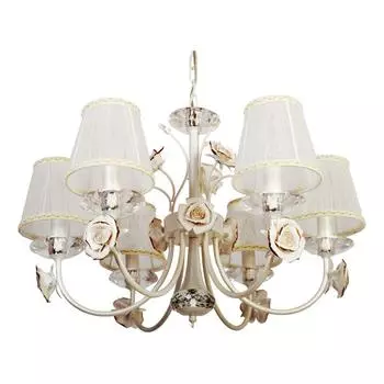Подвесная люстра abrasax 2031/6 (cream pearl) (abrasax) бежевый 440 см.