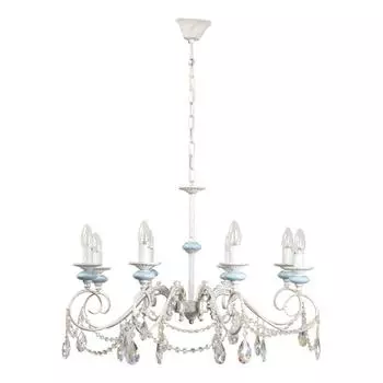 Подвесная люстра abrasax christel l.8303-8cream/g (abrasax) бежевый 500 см.