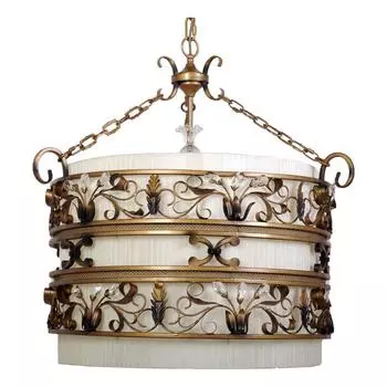Подвесная люстра abrasax l.7600-4br (md95725/6) (abrasax) бронзовый 750 см.
