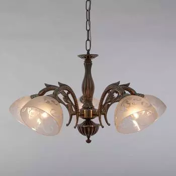 Подвесная люстра abrasax maren hsd89565/5 (abrasax) бронзовый 400 см.