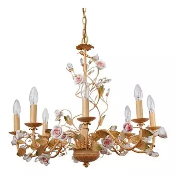 Подвесная люстра abrasax suzanne sd0925/8 (abrasax) желтый 600 см.