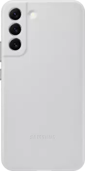 Чехол Samsung Leather Cover для Galaxy S22+ cветло-серый