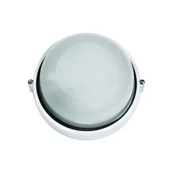 Светильник накладной Camelion 1302S Е27 60 Вт IP54 белый (НБП 03-60-001 УХЛ1)