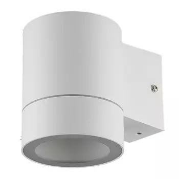 Светильник настенный Ecola 8003A GX53 10 Вт 2 кв.м белый IP65 (FW53C1ECH)