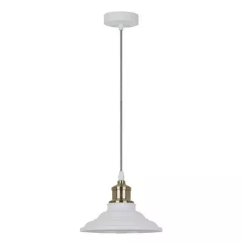 Светильник подвесной Camelion Loft Е27 40 Вт 3 кв.м белый IP20 (PL-600 C69)