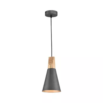 Светильник подвесной Maytoni Bicones E27 60 Вт 3 кв.м черный IP20 (P359-PL-140-C)