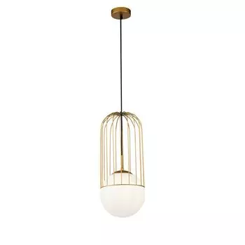 Светильник подвесной Maytoni Telford E27 60 Вт 3 кв.м золото IP20 (P363PL-01G)
