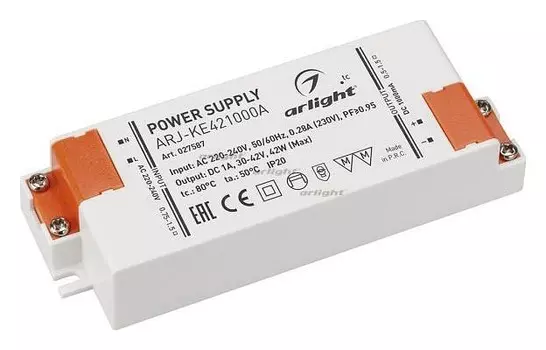 Драйвер Arlight ARJ-KE421000A 30-42V 42W IP20 1A 027587
