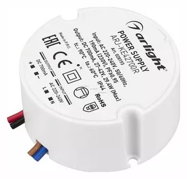 Драйвер Arlight ARJ-KE42700R 27-42V 29,4W IP44 0,7A 028193