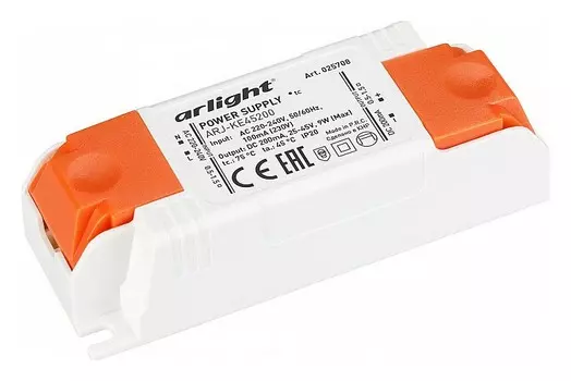 Драйвер Arlight ARJ-KE45200 25-45V 9W IP20 0,2A 025708