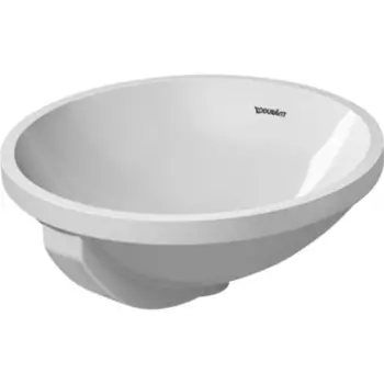 Duravit Architec Раковина встр., для встраивания снизу, с перел., без площадки под смес., глазуровка снизу,включая крепление под столешницу, 400мм,