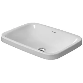 DURAVIT (DuraStyle) Умывальник 600 x 430 мм, для встраивания сверху, без перелива, без площадки под смеситель