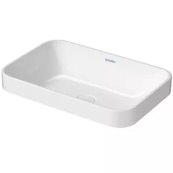 DURAVIT (Happy D.2 Plus) Умывальник 600 x 400 мм, без отверстий под смеситель, белый