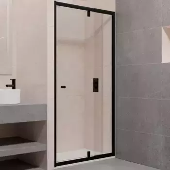 Душевая дверь RGW Passage 100х185 41080200-14 черная, стекло прозрачное