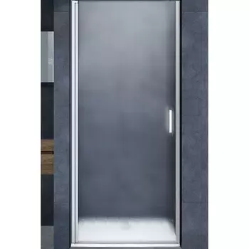 Душевая дверь в нишу Vincea Alpha VDP-3AL800MT 80 см, стекло текстурное, хром