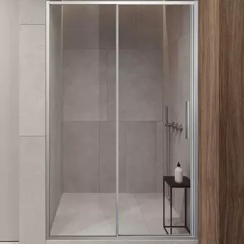 Душевая дверь Vincea Slim-U 120 хром стекло прозрачное