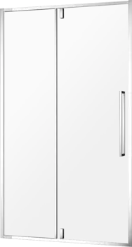 Душевая дверь в нишу AQUAme AQM7108-9 90 см, профиль хром, стекло прозрачное
