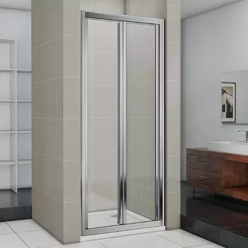 Душевая дверь в нишу Good Door Infinity 80х185 профиль хром стекло прозрачное