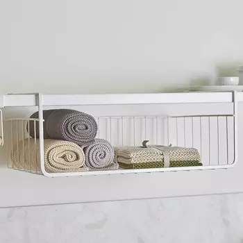 Корзина для хранения подвесная Smart Solutions Granli, цвет белый