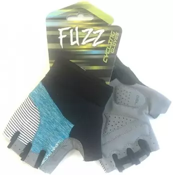 Перчатки Fuzz RACING TEAM D-GRIP GEL (черный / голубой XS)
