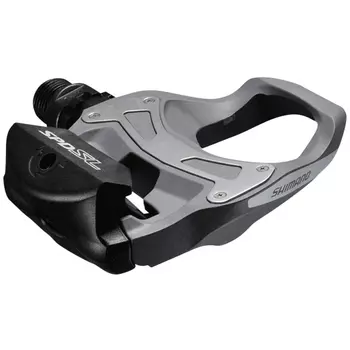 Контактные шоссейные педали Shimano PD-R550 с шипами (серый)