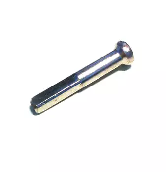 Ниппель cnSPOKE латунный (серебристый 25 мм квадратный ниппель 0.127" (3.23 мм) 14G (спица 2мм))