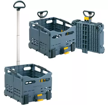 Корзина на багажник Topeak TrolleyTote Folding MTX Rear Basket TB2008 (серый)