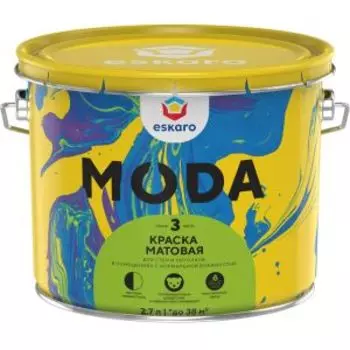 краска интерьерная Eskaro MODA 3