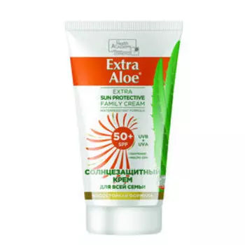крем д/загара EXTRA ALOE солнцезащитный, д/всей семьи SPF50+, 75мл